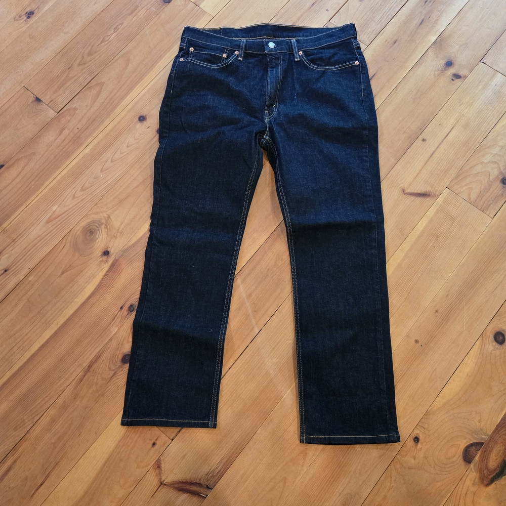 Men's Dark Indigo Straight Jeans